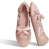 image:imageVIVAIA Yanka Womens Flat Shoes Round Toe Satin Sneakerina Laceup Ballet Flats Comfortable Lightweight Fashion SneakerPeach Blush