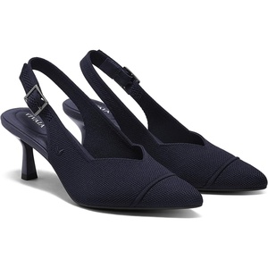 image:imageVIVAIA Addison PointedToe Slingback Sandals For Women Elegant Mid Heels With Arch SupportNavy