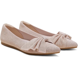 image:imageVIVAIA Azura Womens Flats Pointed Toe Bow Ballet Flat Slip on Comfortable Casual Dress ShoesRose Gold