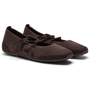 image:imageVIVAIA Cecily Womens Square Toe Mesh Mary Jane Flats Breathable Lightweight Flat Shoes with Removable Charms Flexible AntiSlip Bubble Rubber Sole for Daily amp TravelDark Chocolate