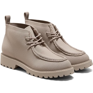 image:imageVIVAIA Francis Womens Ankle Boots with Lug Sole Comfortable Moccasin Booties Round Toe Water Repellent for Women Daily OutfitWarm Taupe