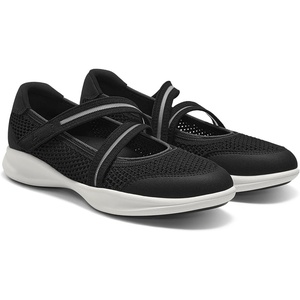 image:imageVIVAIA Isabeli Womens Mary Jane Sneaker Flats Comfortable Round Toe Mesh NonSlip Arch Support Walking Flat ShoesBlack