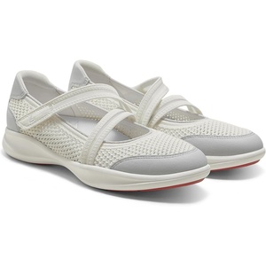 image:imageVIVAIA Isabeli Womens Mary Jane Sneaker Flats Comfortable Round Toe Mesh NonSlip Arch Support Walking Flat ShoesSpot Natural Flower Grey