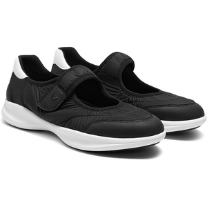 image:imageVIVAIA Ivee Womens Mary Jane Sneaker Flat Shoes Comfort Round Toe Adjustable Straps AntiSlip Arch Support Mary Jane Shoe for Women Daily OutfitBlack