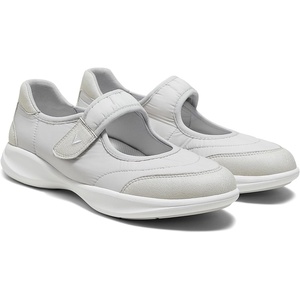image:imageVIVAIA Ivee Womens Mary Jane Sneaker Flat Shoes Comfort Round Toe Adjustable Straps AntiSlip Arch Support Mary Jane Shoe for Women Daily OutfitOff Grey