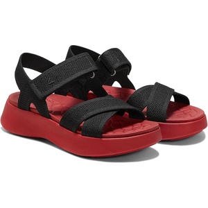 image:imageVIVAIA Kiara Sport Sandals for Women Dual Arch support Ultra lightweight Comfortable FitBlack Ruby Red