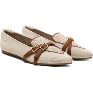 image:imageVIVAIA Marvis Crisscross Loafers PointedToe Comfortable Slip OnCream Ivorydk Caramel