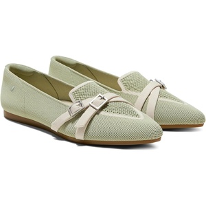 image:imageVIVAIA Marvis Crisscross Loafers PointedToe Comfortable Slip OnMatchacream Ivory