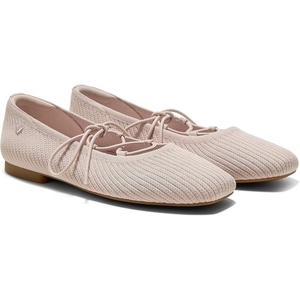 image:imageVIVAIA Miley Womens Mary Jane Flats Shoe with Stylish 3 Laces Comfortable Square Toe Ballet Flats for Women Daily OutfitBallet Blush