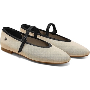 image:imageVIVAIA Nelly Womens Mary Jane Flats Comfortable Almond Toe Ballet Flat Shoe Lightweight Soft Versatility Dress ShoesAlmond Black