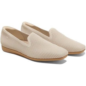 image:imageVIVAIA Samantha Walker Washable Loafer SquareToe Womens Casual Flats Slip on ComfortableAlmond