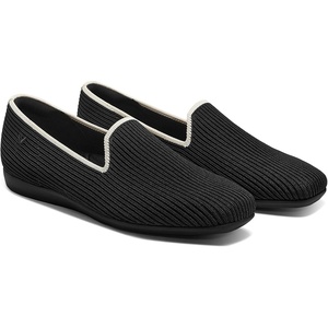 image:imageVIVAIA Samantha Walker Washable Loafer SquareToe Womens Casual Flats Slip on ComfortableBlack Ivory