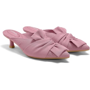 image:imageVIVAIA Samira PointedToe Bow Sandals Elegant Kitten Heels AntiSlip OutsoleMauve
