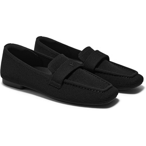 image:imageVIVAIA Silvie Womens Loafers SquareToe Icon Casual Comfortable Slip on ShoesClassic Black