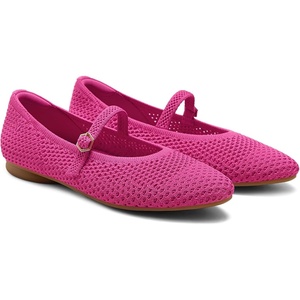 image:imageVIVAIA Tamia Mary Jane Flats for Women Comfortable Toe Flat Shoes Adjustable Washable Ballet FlatsFuchsia Mesh