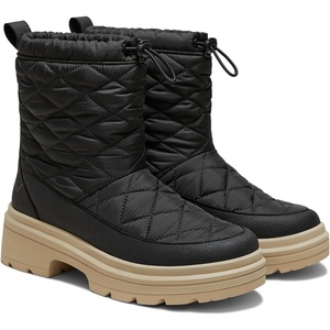 image:imageVIVAIA Theo Womens Quilted Waterproof PufferTherm Warm Boots Comfortable Lightweight Platform Winter Snow Ankle BootiesBlack Water Prf