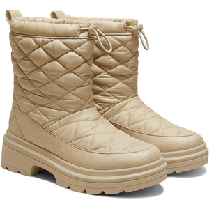 image:imageVIVAIA Theo Womens Quilted Waterproof PufferTherm Warm Boots Comfortable Lightweight Platform Winter Snow Ankle BootiesDesert Water Prf