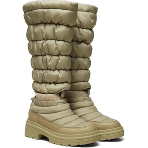 image:imageVIVAIA Tyler 2in1 Detachable PufferTherm Warm Boots Waterproof Winter Snow Boots Round Toe Platform Heel Anti Slip BootiesCardamon With Leg Warmers
