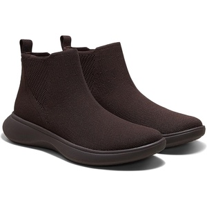 image:imageVIVAIA Urban Boots Womens Ankle Boots Hands Free Slip On Sneaker Booties Lightweight Comfort Stretchy Fit Arch Support Water Repellent for Everyday WearDark Chocolate