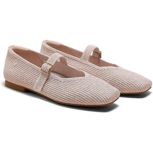 image:imageVIVAIA Womens Margot Mary Jane SquareToe Ballet FlatsRose Gold