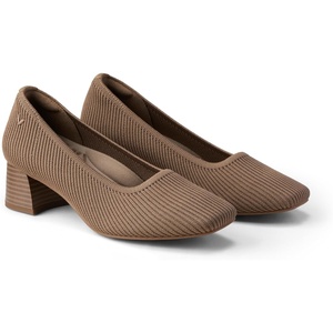 image:imageVIVAIA Womens Pumps Melody pro Square Toe Chunky Heels Slip on Dressy Heels for Women Classic 177 Mid High Pumps ShoesEspresso