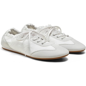 image:imageVIVAIA Yancy Womens Fashion Sneakers Comfortable Jogger ReNylon Sneakerina Retro Lightweight Walking ShoesWhite Smokey Grey